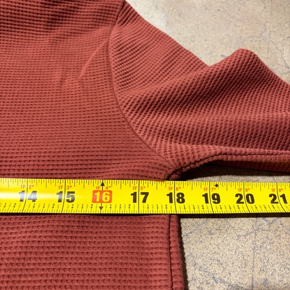 Cotopaxi Ataji Waffle Hoodie Rusty Orange Long Sleeve Pullover Cotton Women’s - Picture 7 of 9